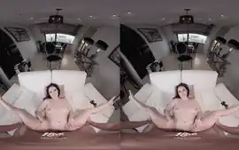 Virtual Reality And Rebecca Nikson In Rebekah Nikson Turns Up The Hea...