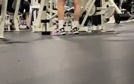 Gym big booty candid