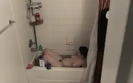 Roommate Takes A Bath