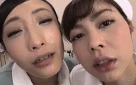 Beautiful Japanese Nurses love to suck cock
