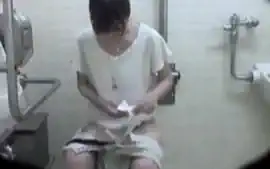 in women s restroom