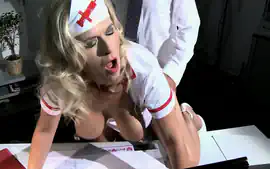 German Nurse - Doctor Games Blonde