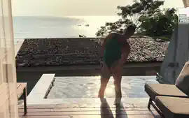 Kinky Axel Abysse Tears His Hole In Pool Solo Anal Torment
