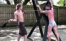 Handsome Luke Pleads For Mercy - Kaden Winters & Luke Stevens