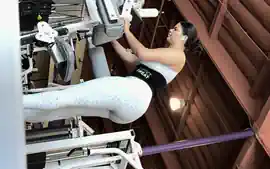 Big booty gym candid