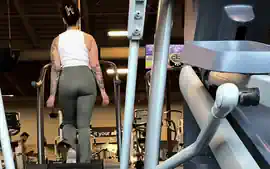 Gym Candid Big Booty Latina