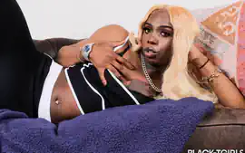 BLACK TGIRLS - Cache Wants To Be Nasty Playing With You
