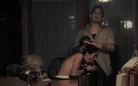 Facialized petite roughfucked after sucking
