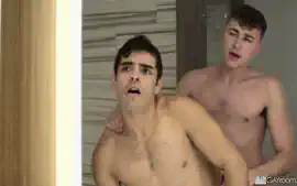 Cazden Spreads For Cock While Girlfriend Is Out Shopping