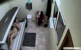 Older Milf Tanning Her Shaved Tight Pussy