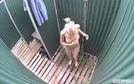 Czech Pool Blonde Milf In Shower
