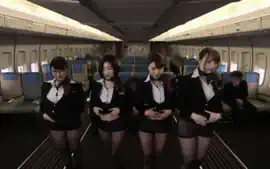 05232 Beautiful cabin attendant