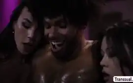 Massage Shop Owner Fucked By Ts Masseuse