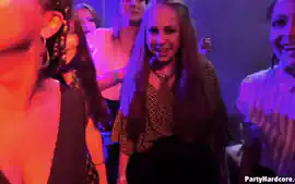 Slutty girls are using an opportunity to get fucked during a private ...
