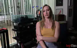 Blonde Beauty Riley Reyes Has A Semen Fetish!