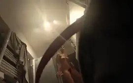 Voyeur bathroom hairy sis
