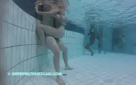 TEASER SHAMELESS teen 18+ COUPLE FUCKS IN PUBLIC POOL