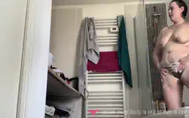 : My Stepmother In The Bathroom, Sniffing Her Panties And Masturbating