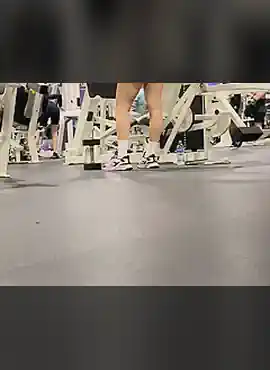 Gym big booty candid