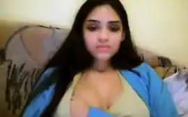 Very hot girl teasing and strpping on cam
