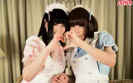 TGIRLJAPAN - Two Cutie Maid Fucked For Fun Pleasure