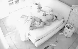 Nice couple caught on bedroom camera
