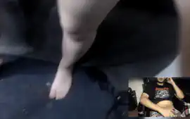 Tiffany Foot JOI on Skype