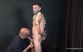 Justin standing tease