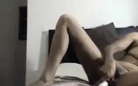 Girl on webcam fucking with his partner