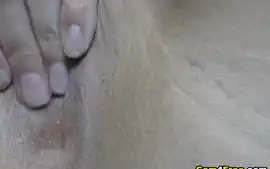 Blonde Babe Shows off Wet Pussy on Cam