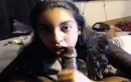 Desi paki muslim sucking black cock