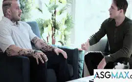 Power Crazy Parole Officer Fucks Tatted Muscle Ex-con 15 Min