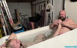 Buddy Tormenting Matt While Bound In The Hot Tub 5 Min With Buddy Tkc...